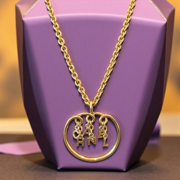 CHANEL Gold Charm Necklace - Picture 1 of 6